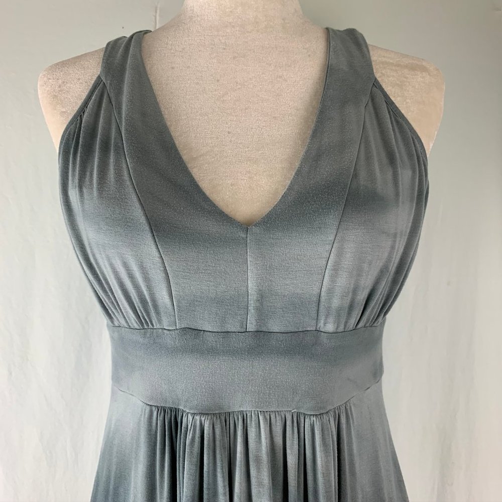 Pink Lotus Grey Purple Sleeveless Maxi Dress 19PE